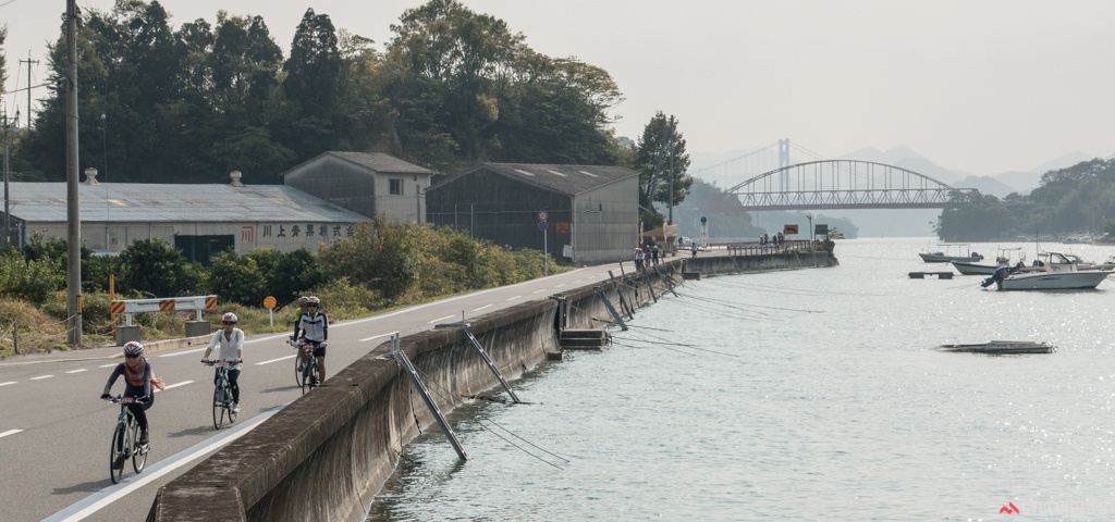 The closing kilometres towards Onomichi.