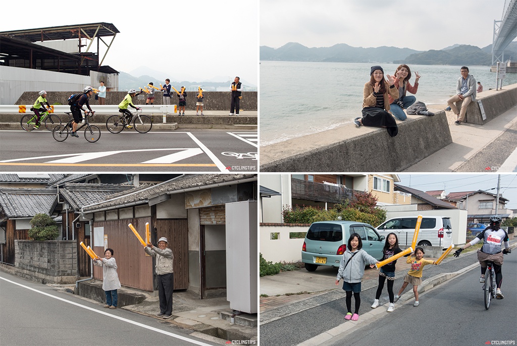 The local support during Cycling Shimanami was a real highlight.