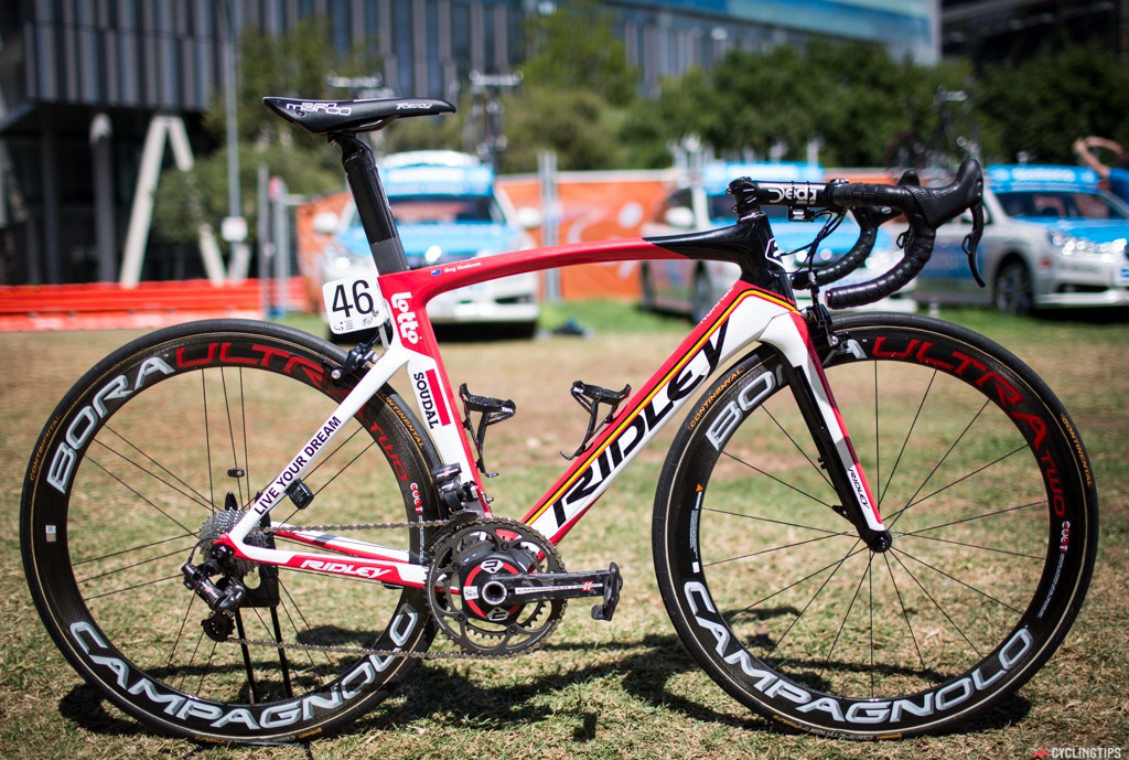 Lotto Soudal's Noah SL which Greg Henderson is riding.