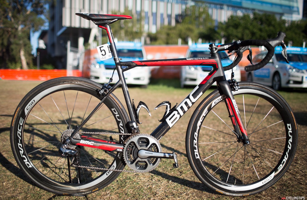 BMC's Team Machine SLR01 is virtually unchanged since last year. However, we haven't seen the same number of Impecs in the squad during the 2015 TDU as we have in previous years.