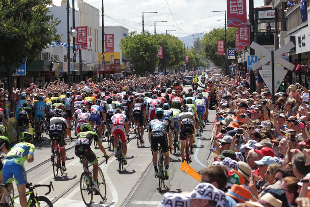 The stage started in Glenelg with a 7km neutral zone out of town.