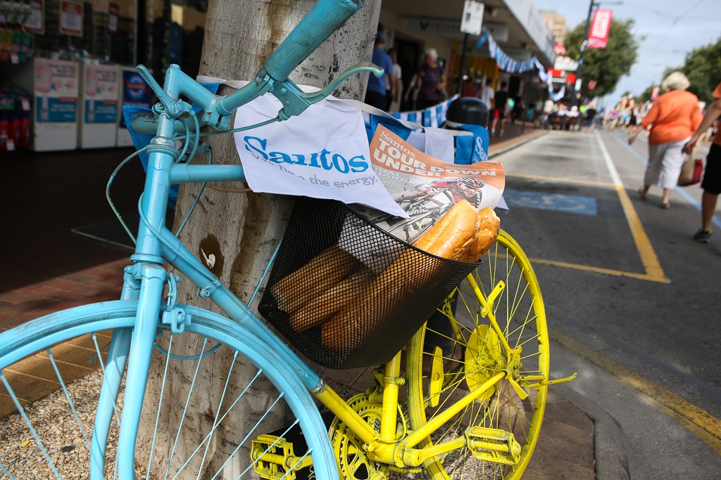 Santos Tour Down Under, Stage 4 144.5KM Glenelg to Mount Barker , Adelaide on Jan. 23. 
Photo: Con Chronis