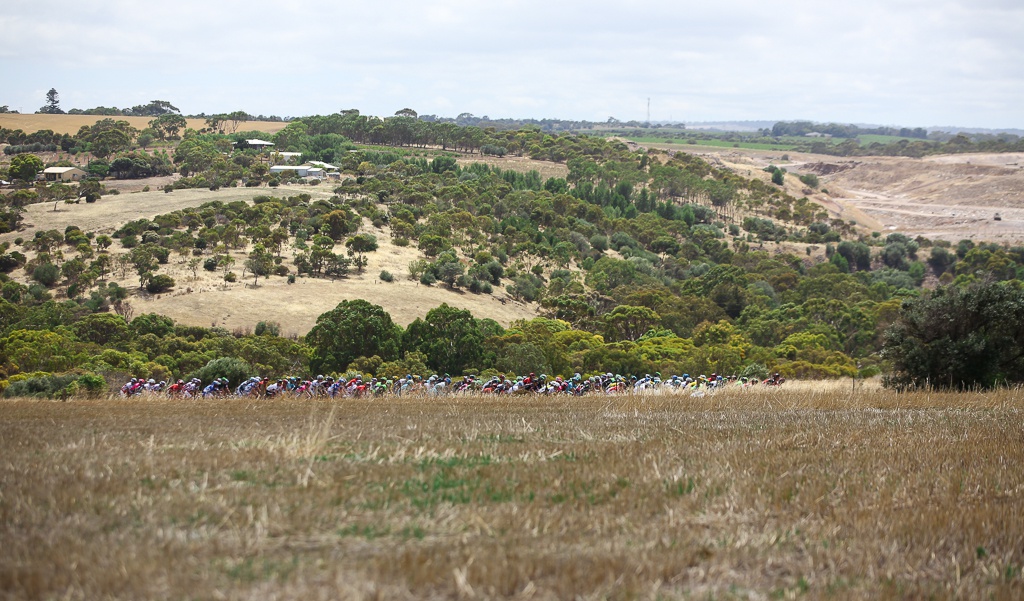 Santos Tour Down Under, Stage 4 144.5KM Glenelg to Mount Barker , Adelaide on Jan. 23. Photo: Con Chronis