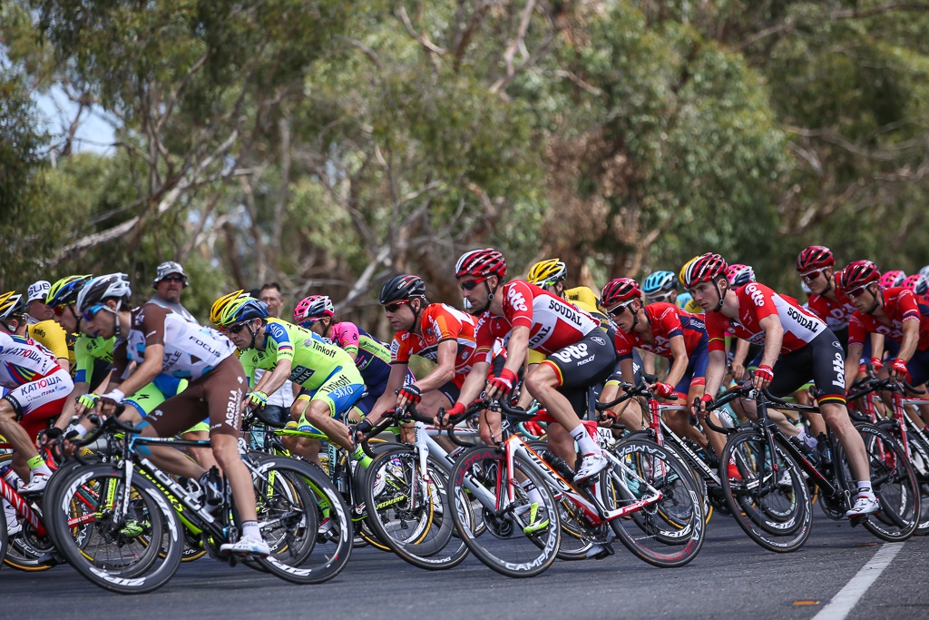 Santos Tour Down Under, Stage 4 144.5KM Glenelg to Mount Barker , Adelaide on Jan. 23. Photo: Con Chronis