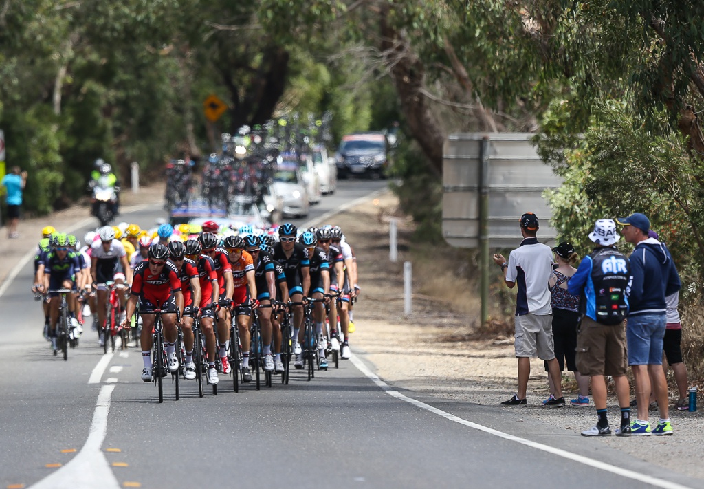 Santos Tour Down Under, Stage 4 144.5KM Glenelg to Mount Barker , Adelaide on Jan. 23. Photo: Con Chronis