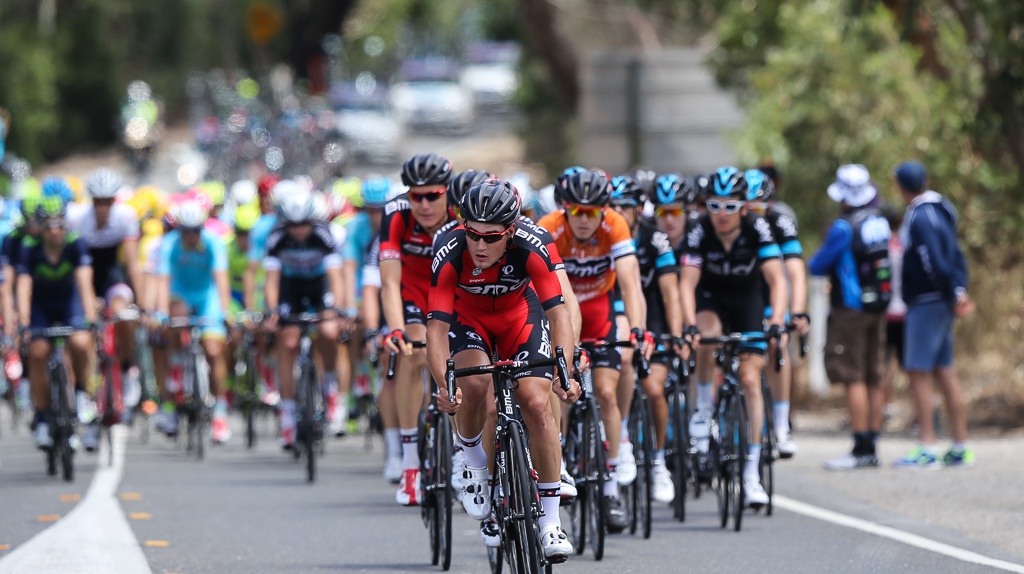 Santos Tour Down Under, Stage 4 144.5KM Glenelg to Mount Barker , Adelaide on Jan. 23. Photo: Con Chronis