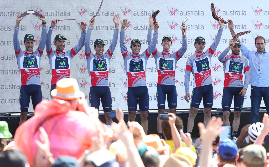 After taking first and third on stage 2 Movistar went on to claim the teams classification.