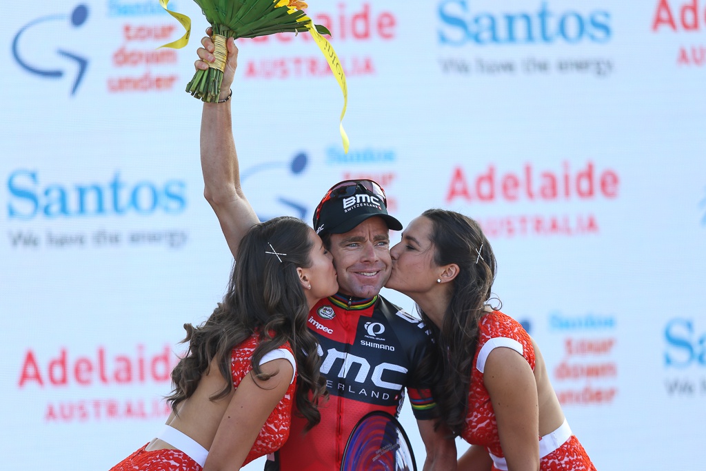 Third place overall for Cadel Evans, 20 seconds behind his young teammate Rohan Dennis.