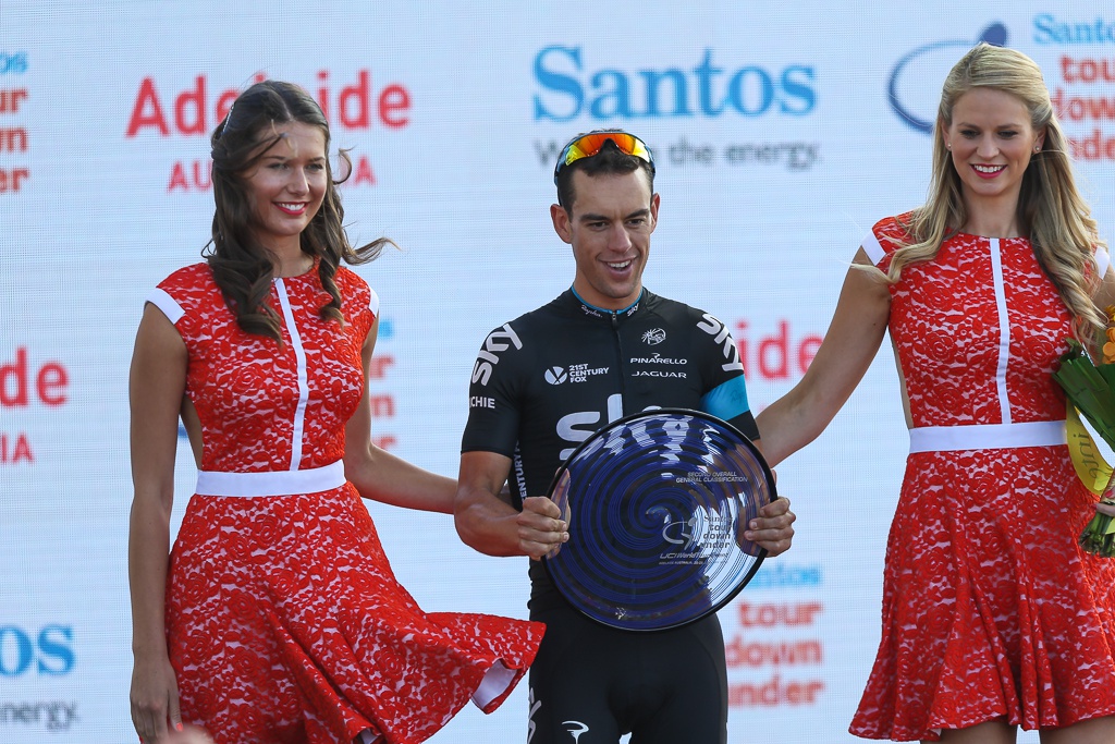 Second for Richie Porte, just two seconds behind Rohan Dennis.