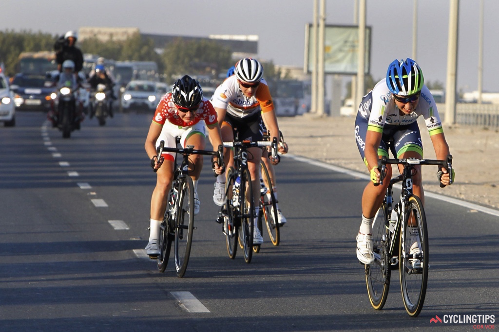 Orica-AIS was one of several teams that launched repeated attacks throughout the week. While their efforts didn’t translate into the desired results, their ability to put other teams under pressures built confidence for the Australian outfit.   
“Our ambition are always straightforward – first and foremost we race to win. Secondly – we want to have a highly organised and disciplined race that allows us to maximise our opportunities. The stage result didn’t eventuate but the way the team carried itself was top-notch. It’s something we’ve seen since January and something we’re very pleased about. The girls are handling themselves very professionally. Everything we say we will do, we do.” – Martin Barras (Orica-AIS)