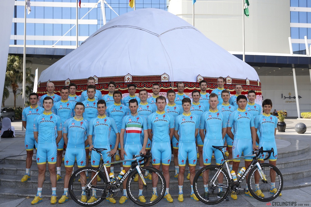 presentation team Astana 2015 in Duba