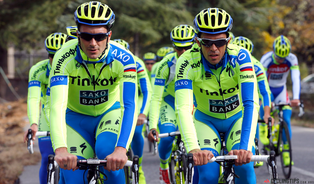 Ritiro Sicilia Tinkoff - Saxo 2015