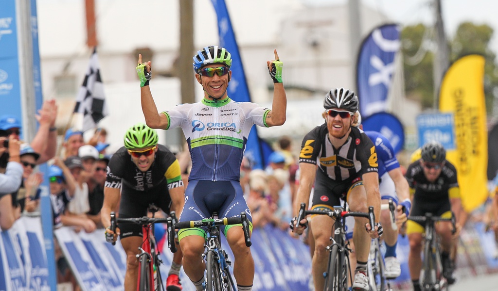 Caleb Ewan made it back-to-back wins on stage 3 in Nagambie. The race finished in the same spot on consecutive stages.