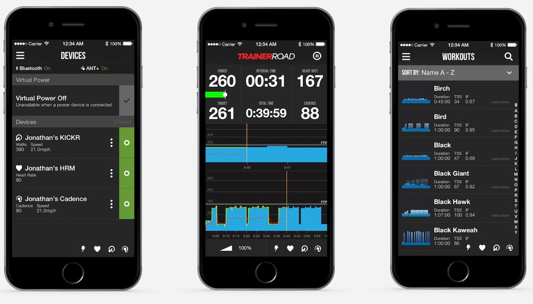 trainerRoad app