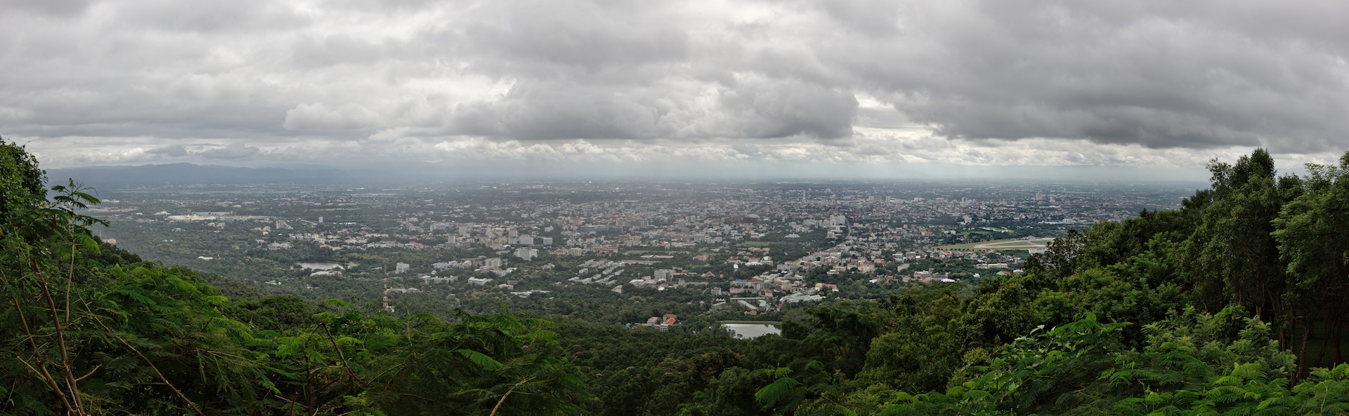 Panorama of Chiang Mai from the Doi Suthep lookout. Image: Pratyeka