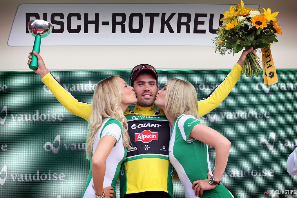 Rotkreuz - Switserland - wielrennen - cycling - radsport - cyclisme -  Tom Dumoulin (Team Giant - Alpecin)  pictured during  stage 2 of the Tour de Suisse 2015 from Risch to Rotkreuz - photo Rene Vigneron/Cor Vos © 2015