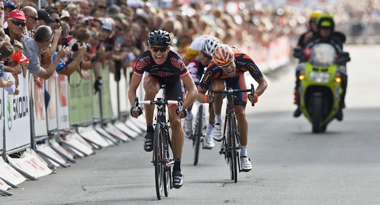 Magnus Cort Nielsen wins stage 1 of the 2013 Tour of Denmark.