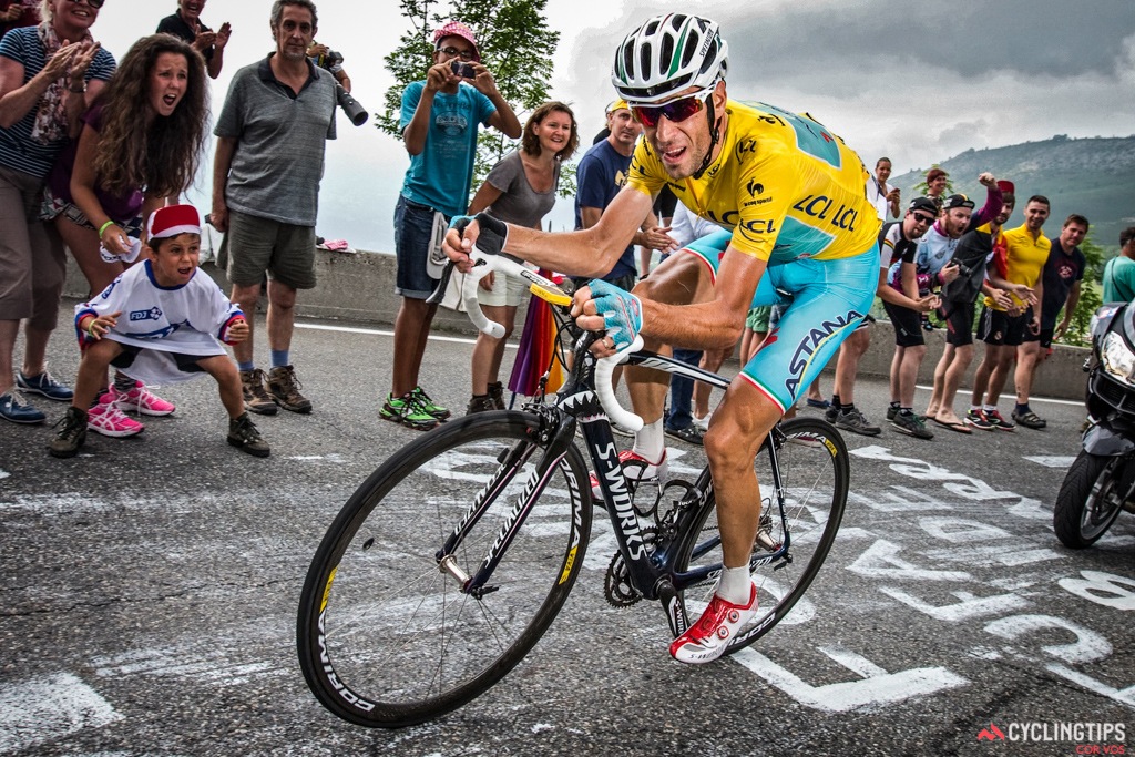 Nibali caught lone leader Mikel Nieve with 8.1km to go the summit before pushing on ...