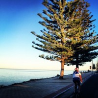 Brighton Beach early morning ride in #Adelaide #WYMTM2012