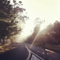 The smell of back burning in the morning #wymtm2012