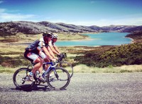 Over the back of Falls Creek, raising money for the Alfred Hospital