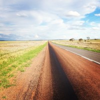 Nothing Western Queensland roads.....no traffic for miles!  #WYMTM2012 #cycling