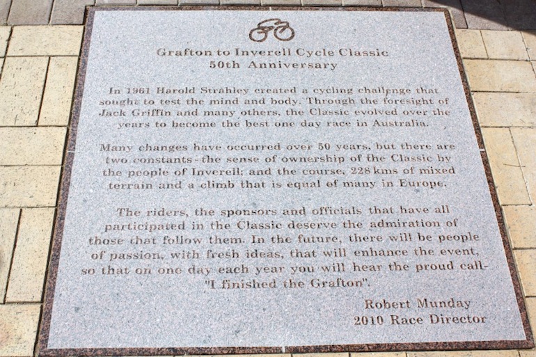 Grafton plaque