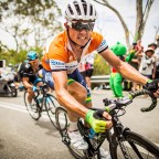 National Champs rematch on the corkscrew today. #tdu photo by @tbsphotography