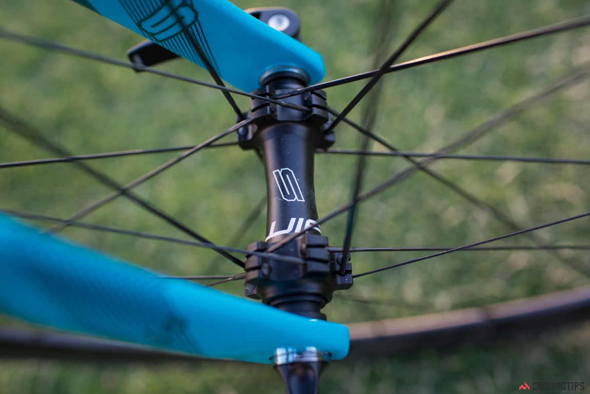 Swift's branded hubs feature direct pull spokes. Unfortunately there is not much information on the construction of the hubs themselves. 