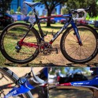 There’s not much that caught our attention on FdJ’s Lapierre except for some crazy ridges and indentations on the top tube. equipped with Shimano Di2 groupset, Dura-Ace C50 wheels (tubs), PRO handlebar, stem and vibe seatpost. Nice looking bike. - via CyclingTips Instagram feed