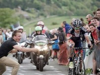 LBL GoPro guy. Let the memes begin. (Photo by Kristof Ramon) - via CyclingTips Instagram feed