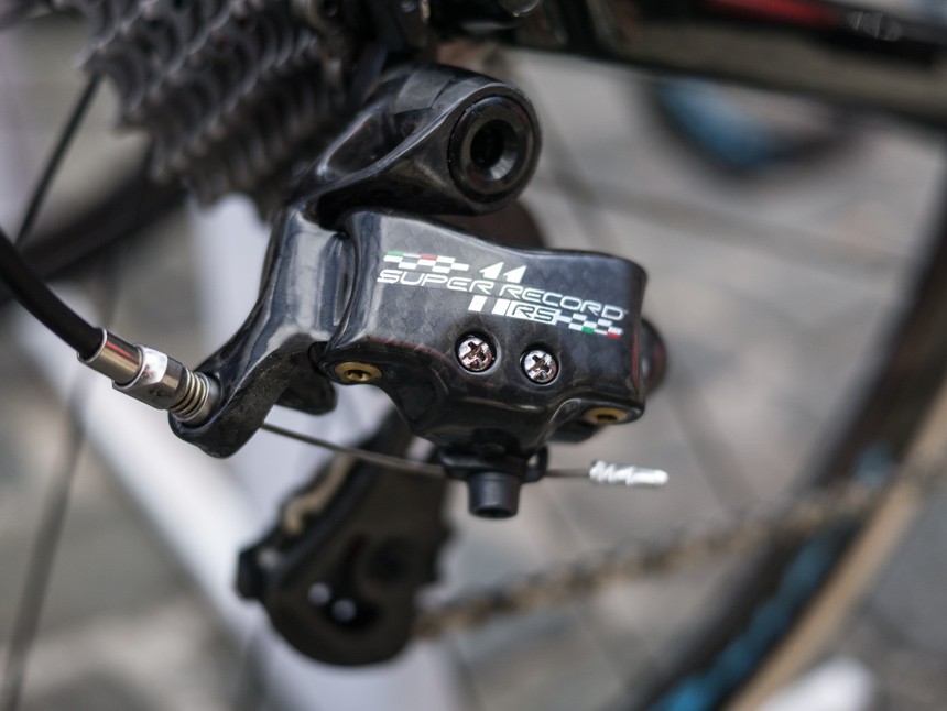  Campagnolo's new Super Record RS mechanical derailleur.