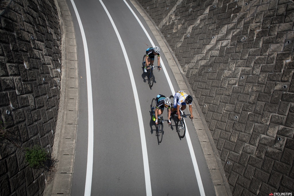 A good portion of the Shimanami Cycleway is bikepath that cyclists get to enjoy without any traffic