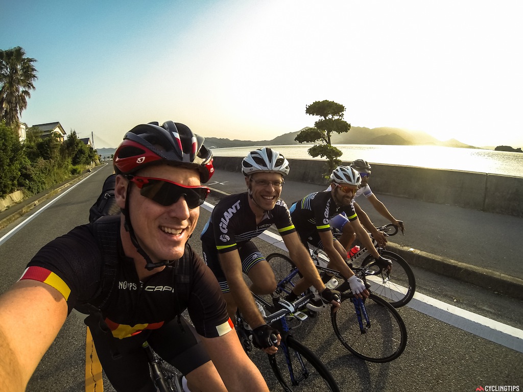 Obligitory selfie on the Shimanami cycleway