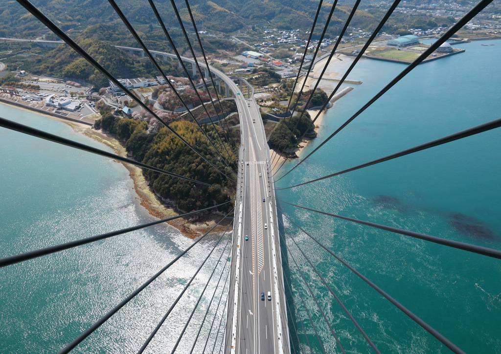 Tatara Bridge on the Shimanami cycling route (photo supplied)